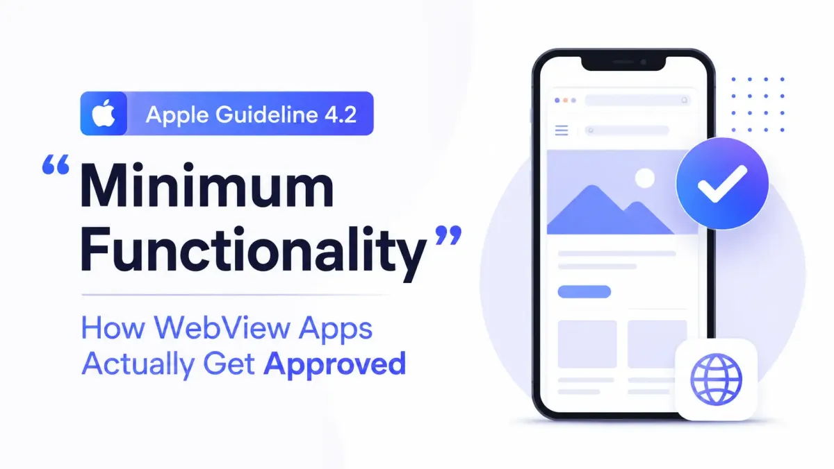 Apple Guideline 4.2 WebView Apps: How to Get Approved