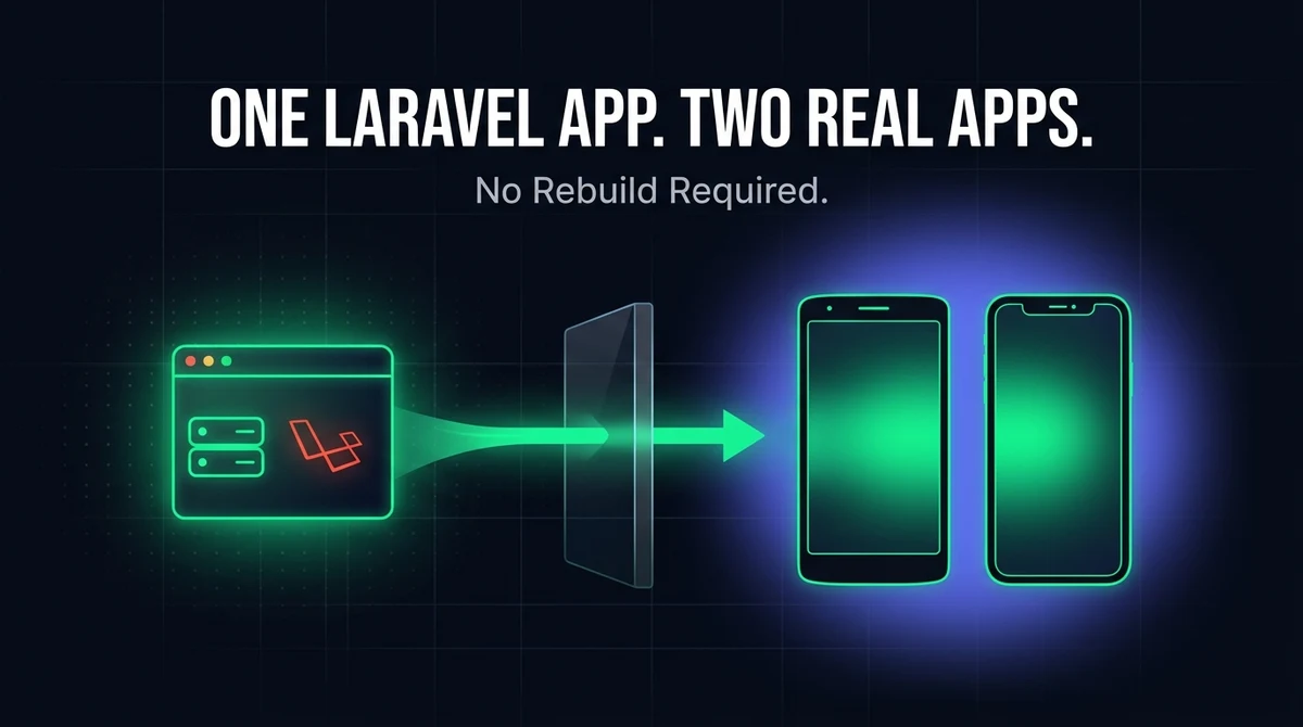 Convert Your Laravel Web App into Android and iOS Apps — No Rebuild
