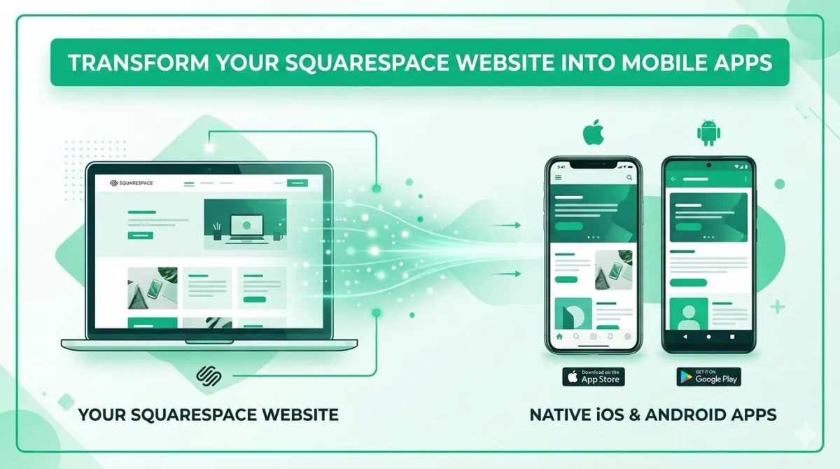 Convert Your Squarespace Store Into an Android & iOS App in 1 Click