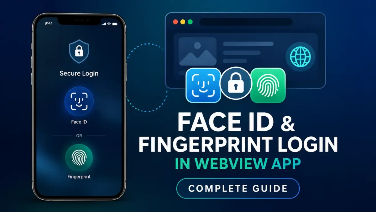 Face ID & Fingerprint Login in WebView App: Complete Guide