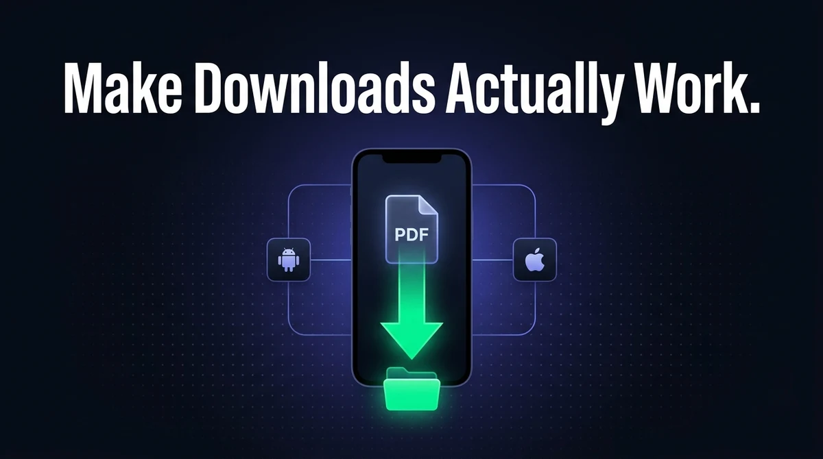 File Downloads in a WebView App: PDFs, Invoices & Images