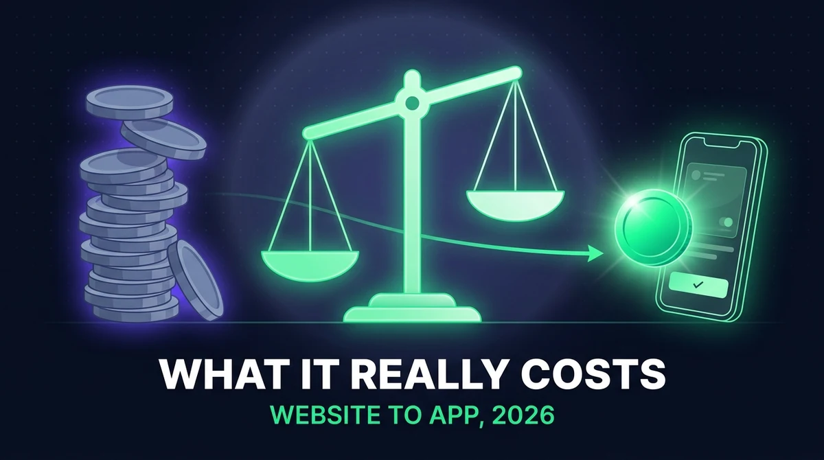 How Much Does It Cost to Convert a Website into an App in 2026? (Real Numbers)