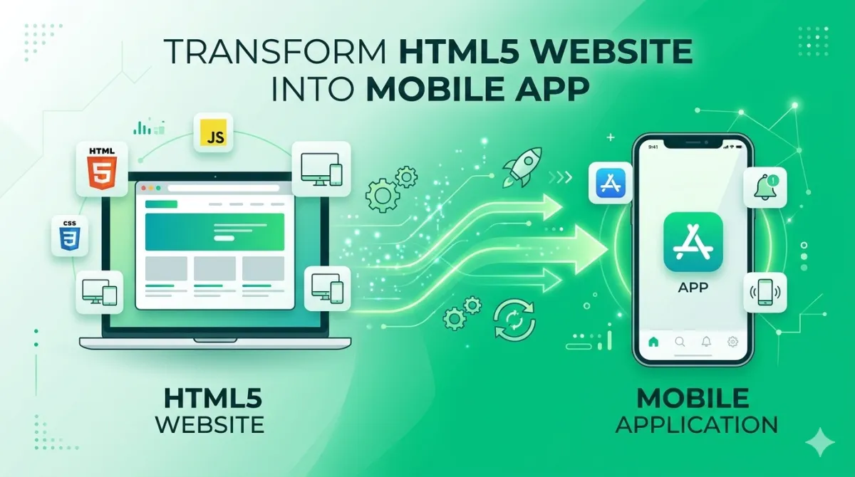 Convert Your HTML5 Website into Android & iOS App - No Code Solution