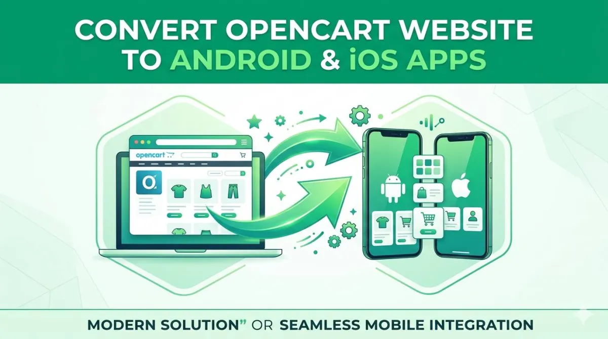 How to Convert Your OpenCart Website to an Android and iOS App