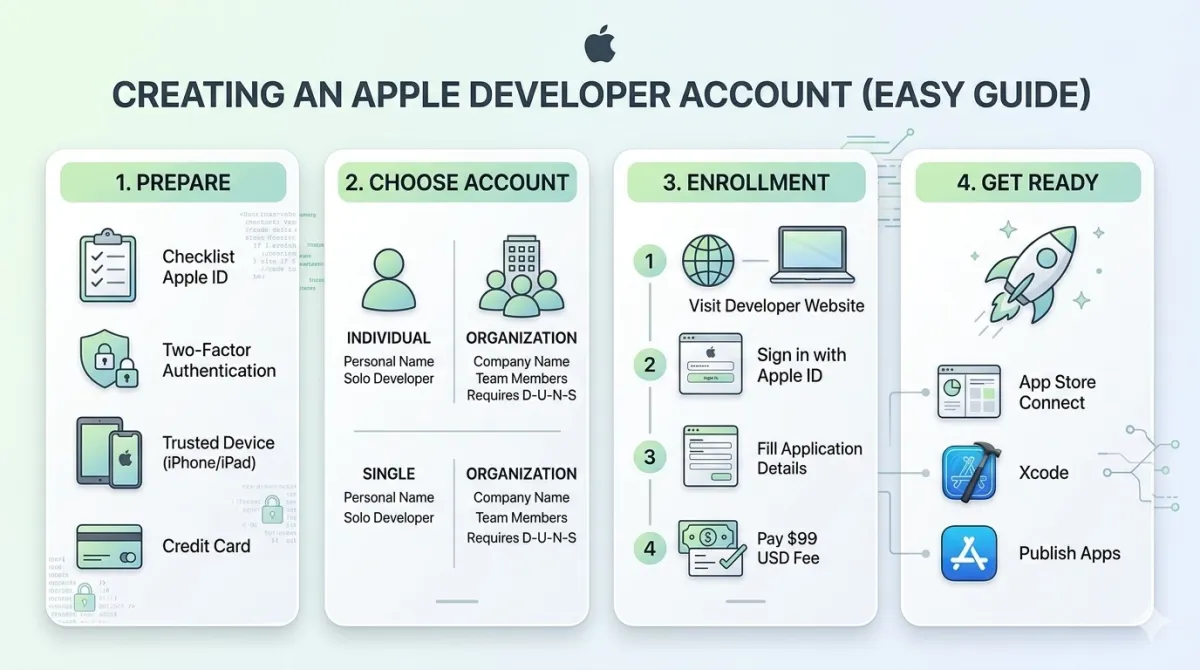 How to Create an Apple Developer Account (Complete Beginner's Guide)