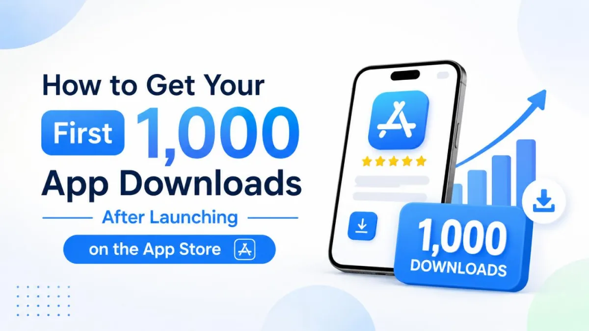 How to Get Your First 1,000 App Downloads After Launching (2026)