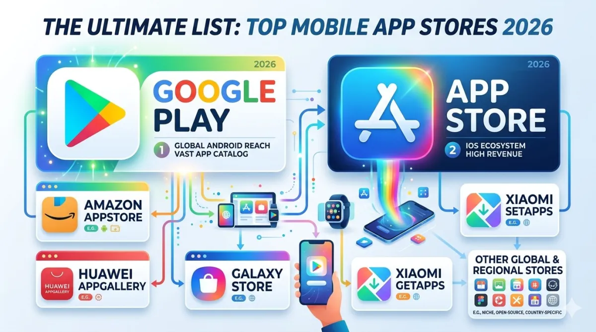 The Top Mobile App Stores: The Ultimate List in 2026
