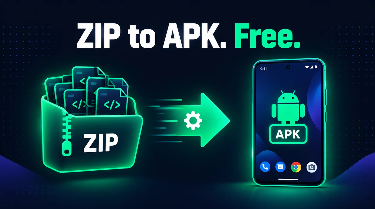 HTML to APK Builder: ZIP File to APK, Free